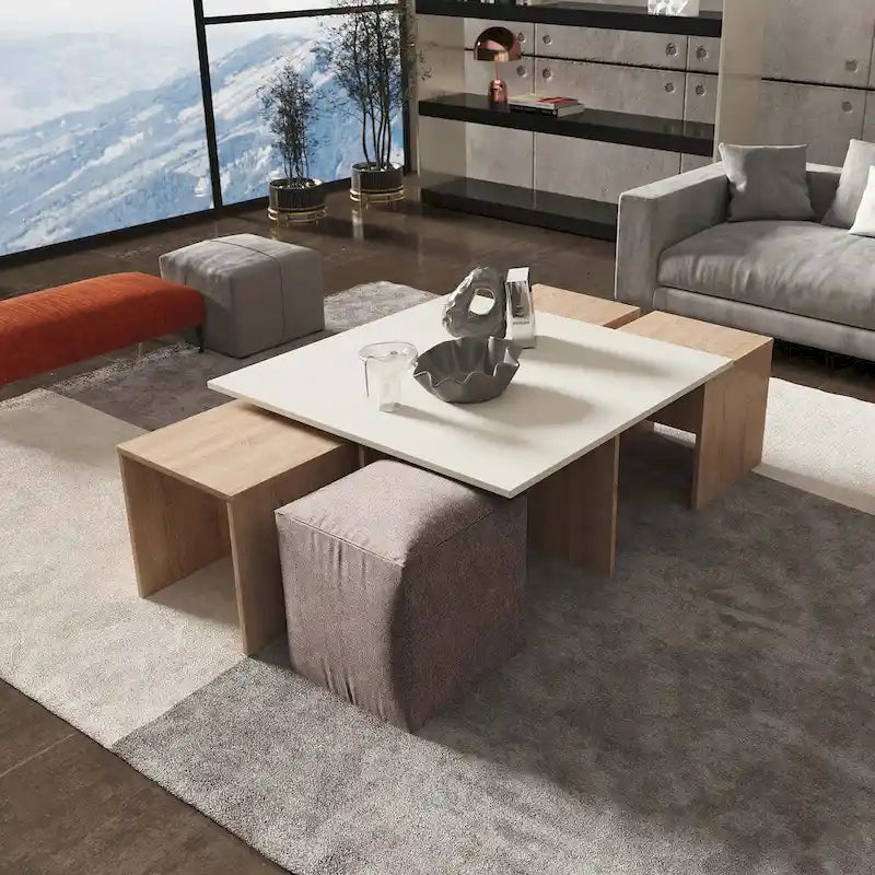 Table basse gigogne de style Mid-century moderne