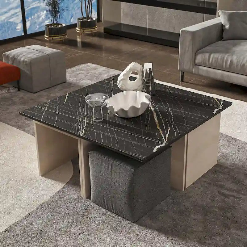 Table basse gigogne de style Mid-century moderne