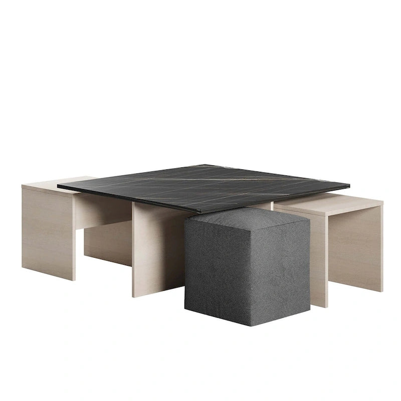 Table basse gigogne de style Mid-century moderne