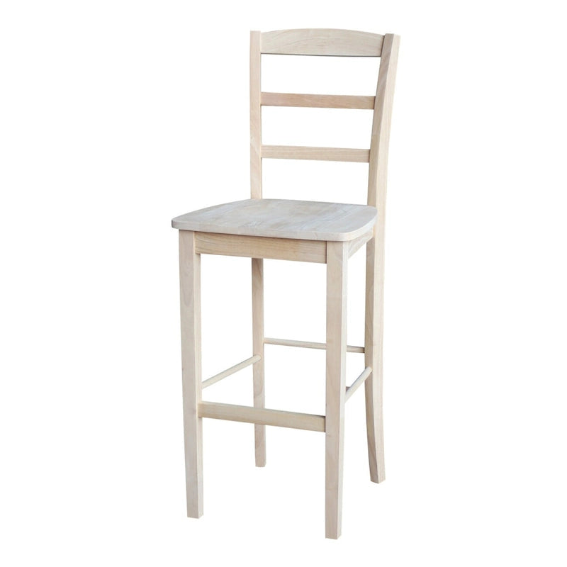 Table de bar ronde de 30 pouces avec 2 tabourets de bar Madrid