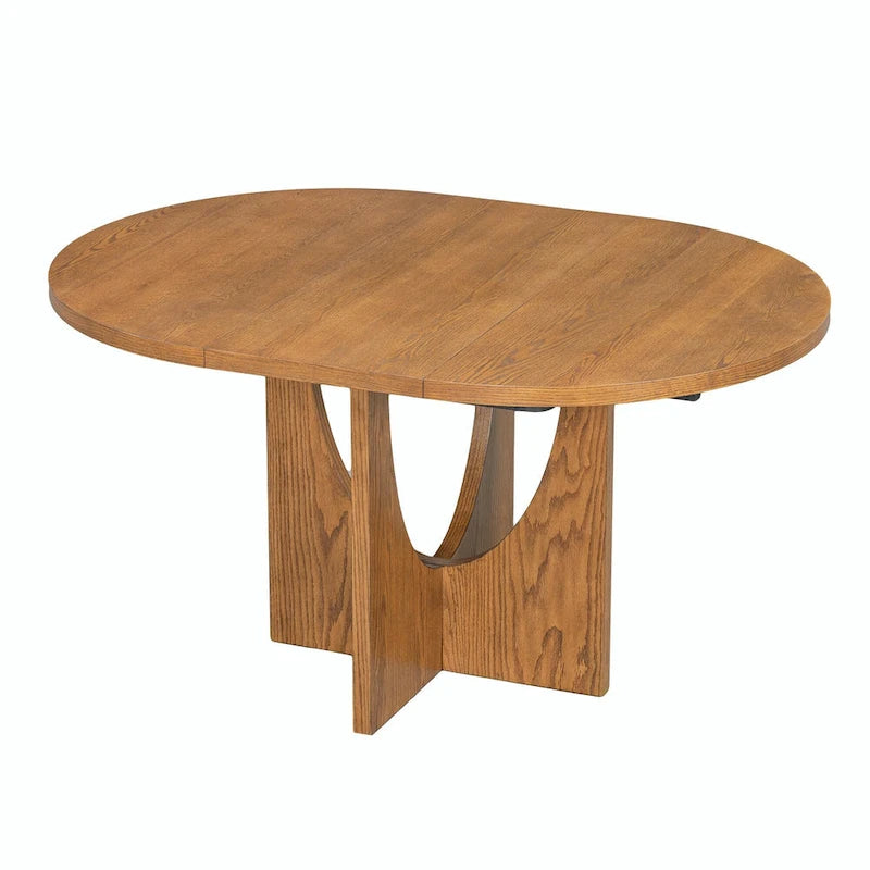 Table à manger ronde et chaises avec un plateau détachable de 16,2 pouces
