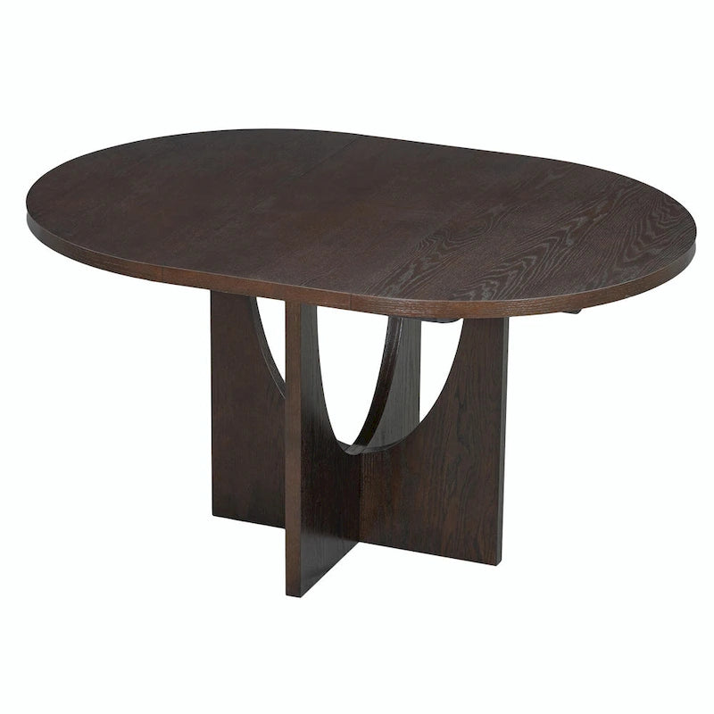 Table à manger ronde et chaises avec un plateau détachable de 16,2 pouces