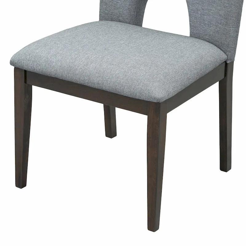 Table à manger ronde et chaises avec un plateau détachable de 16,2 pouces