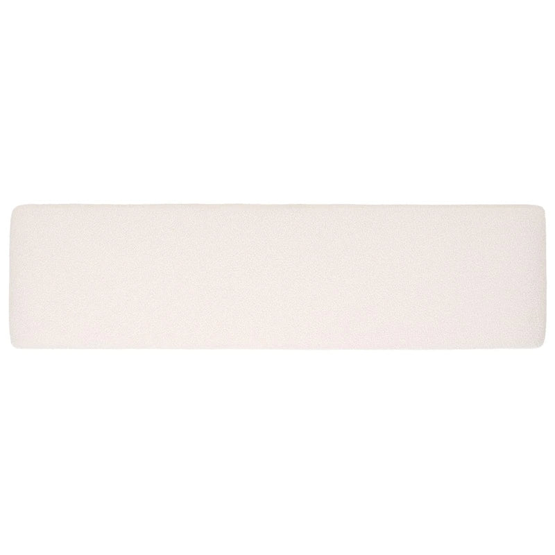 Banc Loop en velours - 60cm de large x 16cm de profondeur x 19cm de haut