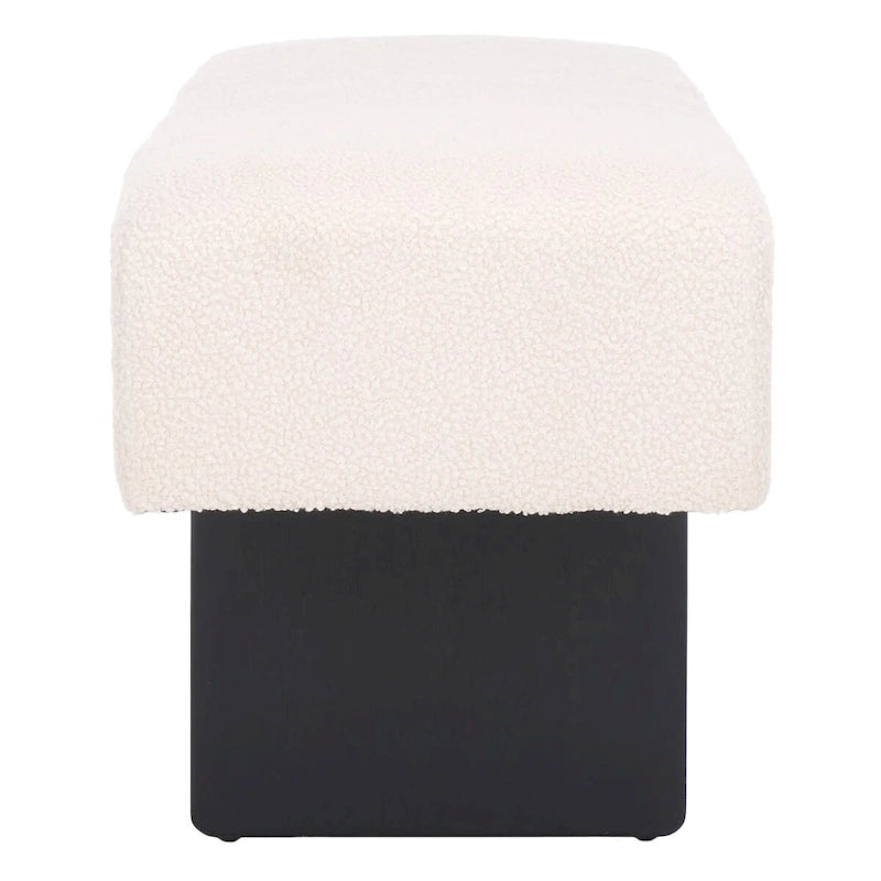 Banc Loop en velours - 60cm de large x 16cm de profondeur x 19cm de haut