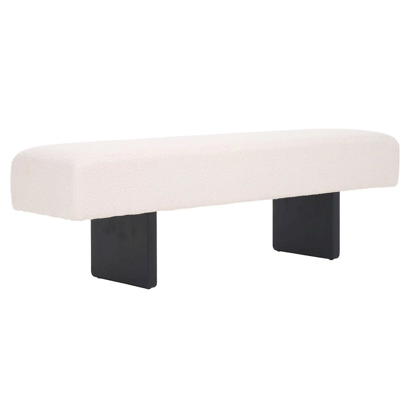Banc Loop en velours - 60cm de large x 16cm de profondeur x 19cm de haut