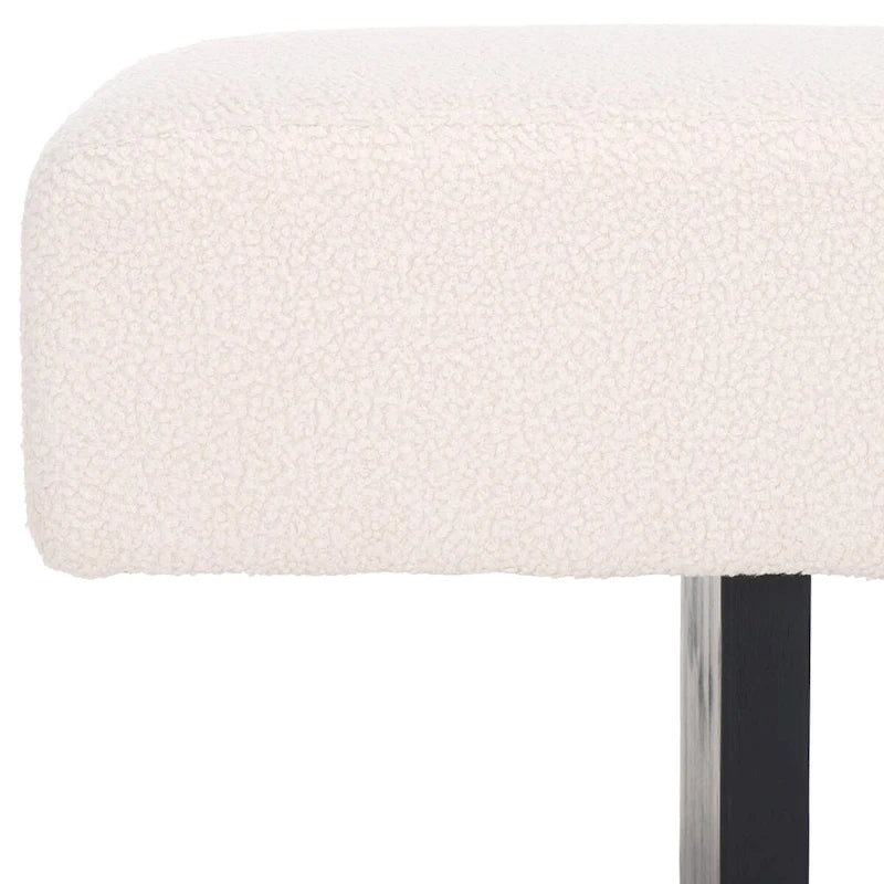 Banc Loop en velours - 60cm de large x 16cm de profondeur x 19cm de haut