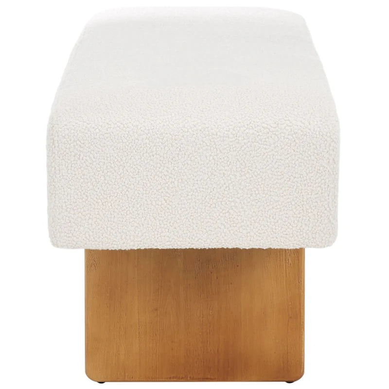 Banc Loop en velours - 60cm de large x 16cm de profondeur x 19cm de haut